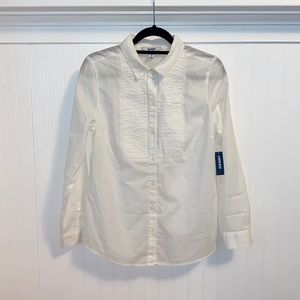Old Navy Medium White Button Up (New With Tag)